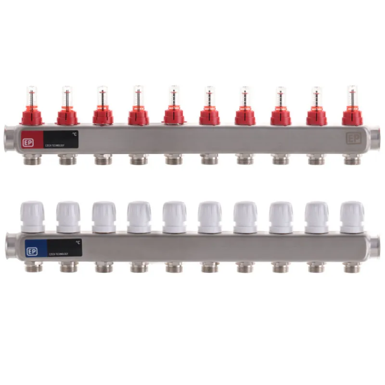 Колекторний блок з витратомірами Europroduct EP.S1110-10 1 "x10 (EP4986) Київ