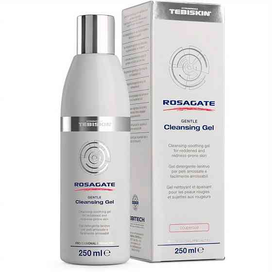 Делікатний очищуючий гель із заспокійливою дією для шкіри, схильної до куперозу Tebiskin Rosagate Gentle Cleansing Gel 250 мл Дніпро