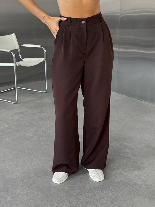 Женский классический брючный костюм двойка: жилет и брюки костюмка Одесса - изображение 9