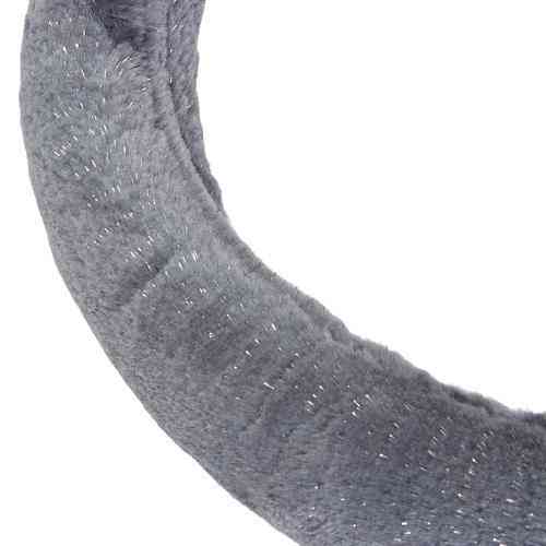 Чохол на кермо VLOD-21F01 сірий з хутра M Харків