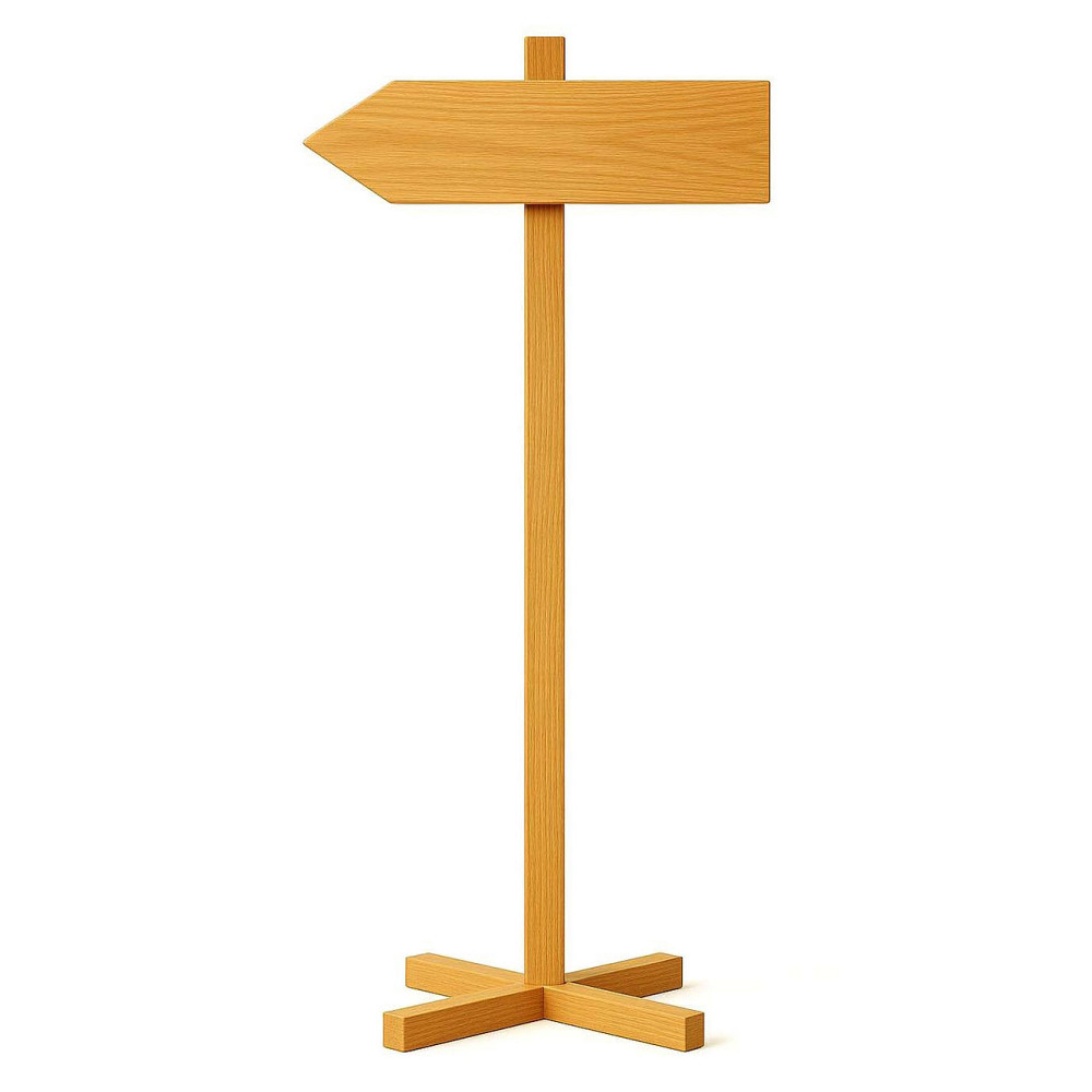 Напольная стрелка-указатель 