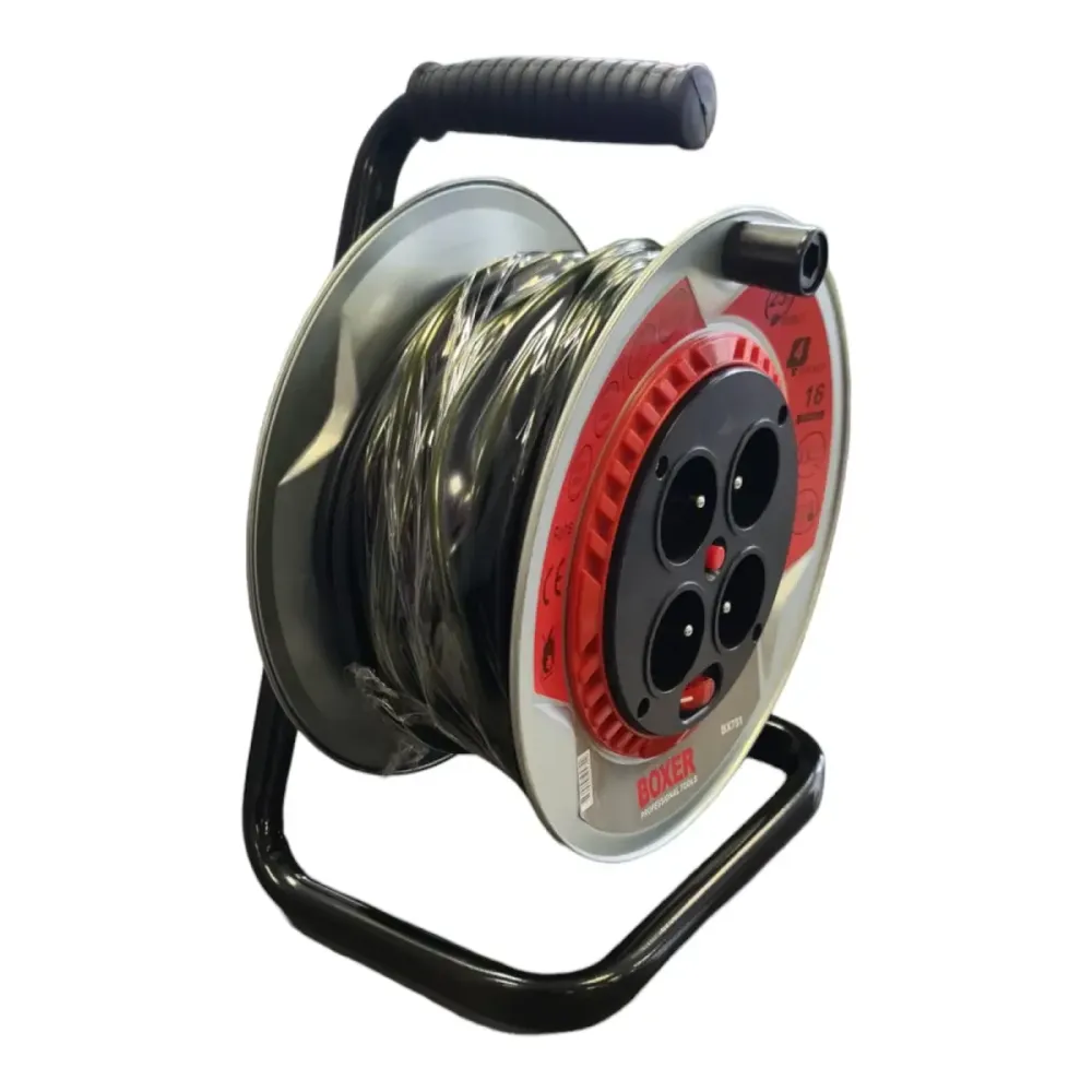 Удлинитель на катушке BX-751, длина 25 м, 4 розетки с заземлением, погрузка до 2950 Вт Одесса - изображение 3