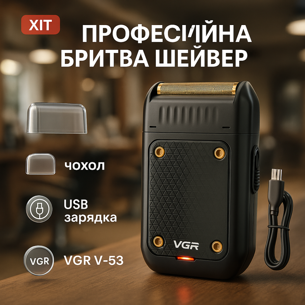 Электробритва для ухода за бородой, Бритвы аккумуляторные, Мужская бритва на батарейках QB-99 Львов - изображение 15