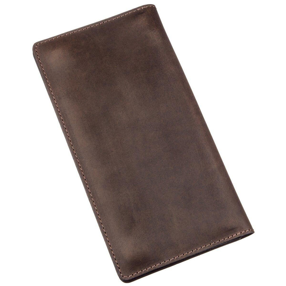 Гаманець чоловічий вертикальний матовий Коричневий (SHVIGEL) Київ - фото 6