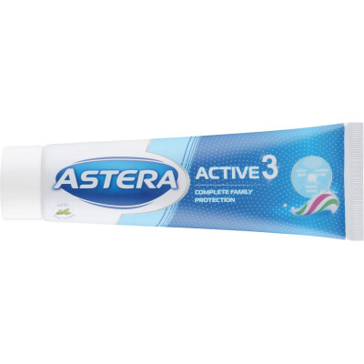 Зубна паста Astera Active 3 Потрійна дія 100 мл (3800013515297) Вінниця - фото 1