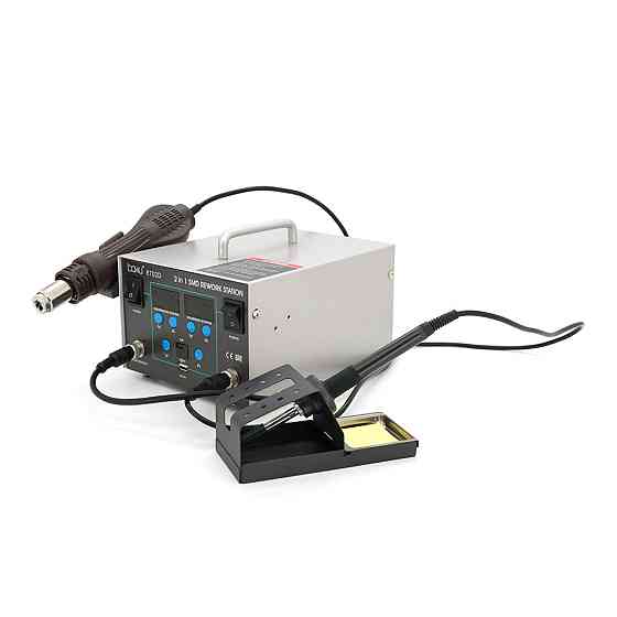 Паяльная станция BAKKU BA-8702D цифровая индикация, фен, паяльник (335*276*210) 4,43 кг Киев