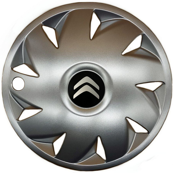 Автомобильные модельные колпаки R14 Citroen 210 4шт, SJS, серебряные Киев - изображение 1