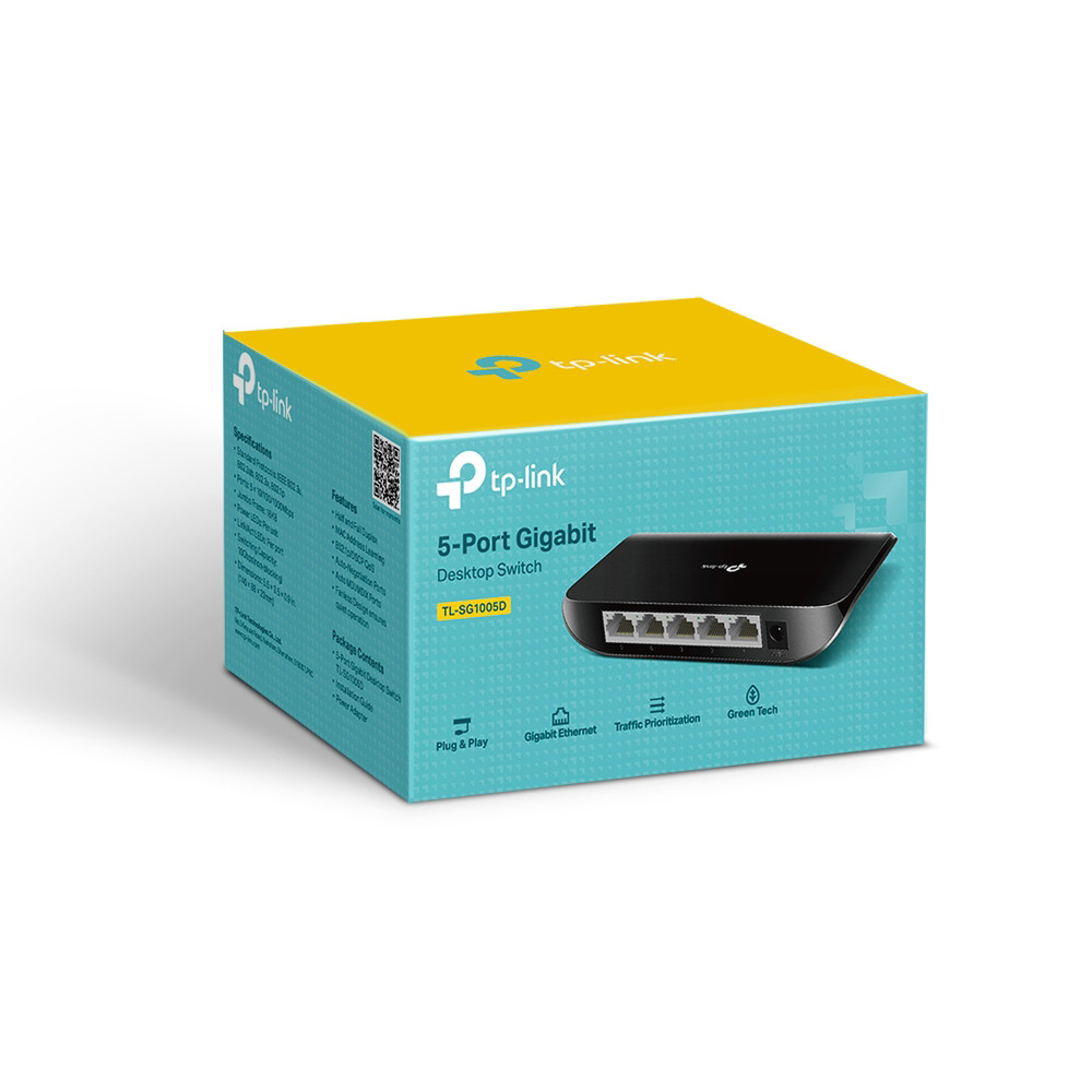 Комутатор TP-Link TL-SG1005D 5-портовий некерований Київ - фото 7