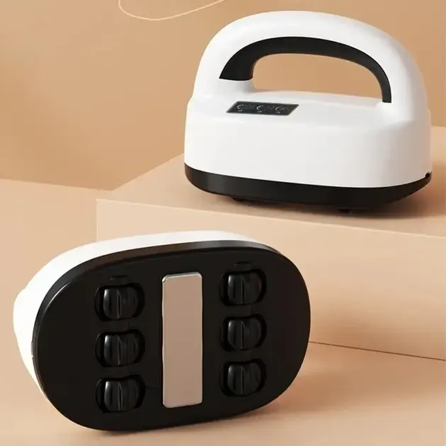 Аккумуляторный роликовый массажер с подогревом LKL-0128 вибрационный беспроводной для всего тела Коломия - фото 2