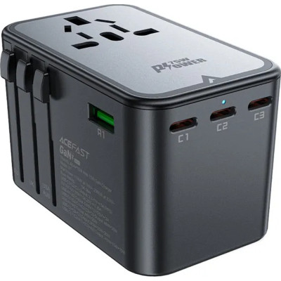 Зарядний пристрій Acefast 5xUSB 75W (3xUSB-C + 2xUSB-A) Gan Z1 Fast Charger (6974316282495) Вінниця - фото 1