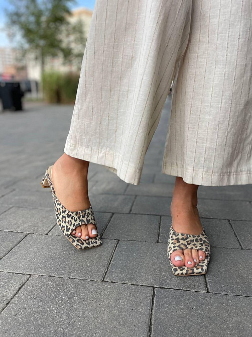 LIRIO Сабо жіночі LIRIO L0313/4073-71 леопард (літо, шкіра натуральна) (5532) Коломыя - изображение 4