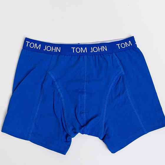 Труси-шорти чоловічі однотонні Сині — Tom John 2058 XXL Київ