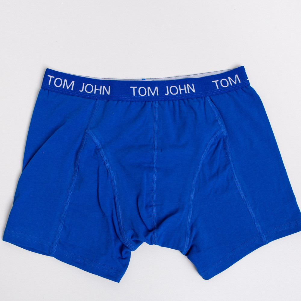 Труси-шорти чоловічі однотонні Сині — Tom John 2058 XXL Київ - фото 4