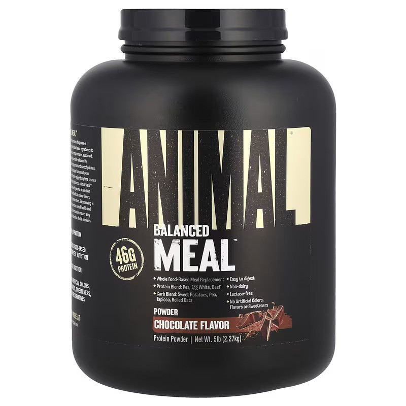 Протеин Universal Nutrition Animal, Balanced Meal™, Protein Powder, Chocolate, 2.27 kg Луцк - изображение 1
