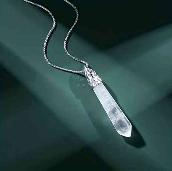 Підвіска з гірського кришталю – для очищення, ясності та енергетичного балансу Київ