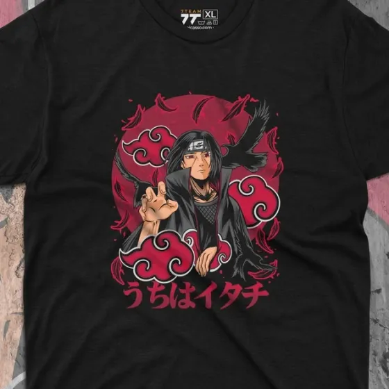 Футболка чоловіча з  принтом Наруто Итачи Учиха 7 Розмір 48 Дніпро