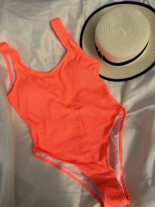 Купальник жіночий цілісний Помаранчевий L Харків - фото 2