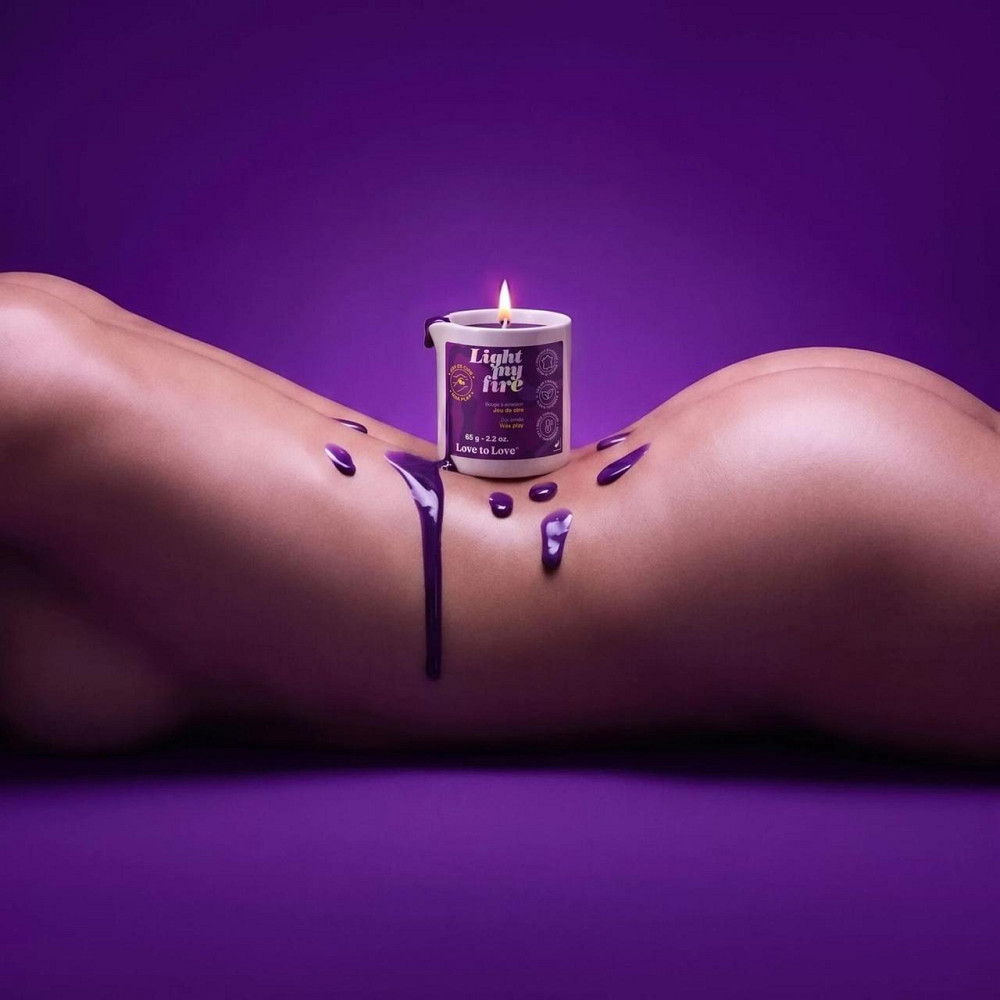 БДСМ-свеча низкотемпературная Love To Love LIGHT MY FIRE - WAX PLAY 65 г Sex Aura Киев - изображение 3