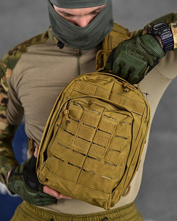 Сумка через плечо тактическая SILVER KNIGHT coyot РГ4626 Киев - изображение 9