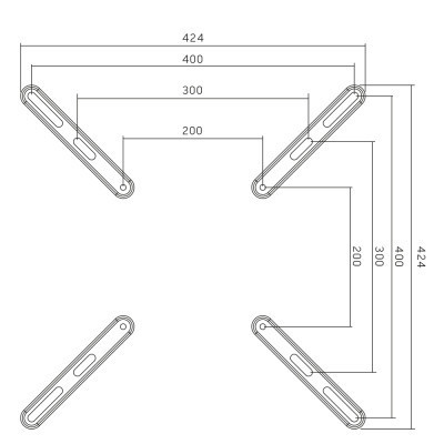 Кронштейн Brateck LCD-201F Вінниця - фото 5