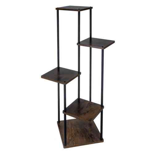 Підставка для квітів сталева 5 рівнів 107 см стиль лофт Ruhhy (25998) Нововолинськ