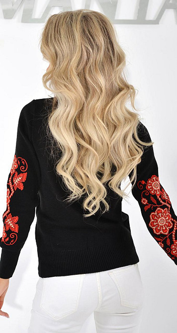 Свитер с вышивкой (42-44) Киев - изображение 3