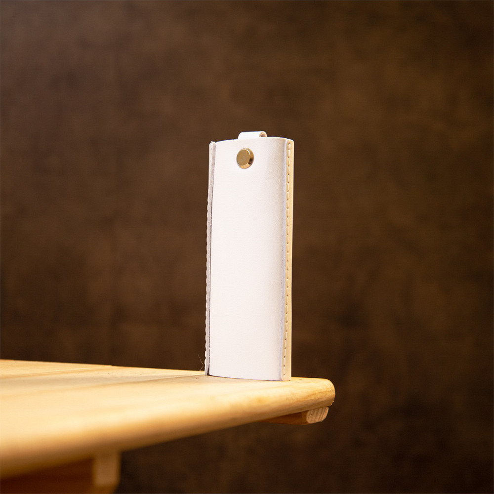 Шкіряна універсальна ключниця GRANDE PELLE 11346 Білий Київ - фото 9