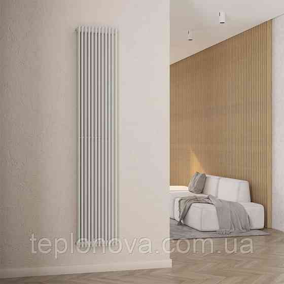 Дизайнерский радиатор 1800/336 (мм) белый мат IDEALE GIULIA (универсальное подключение) 12 12/1800/336 – вертикальный стальной рад Черновцы