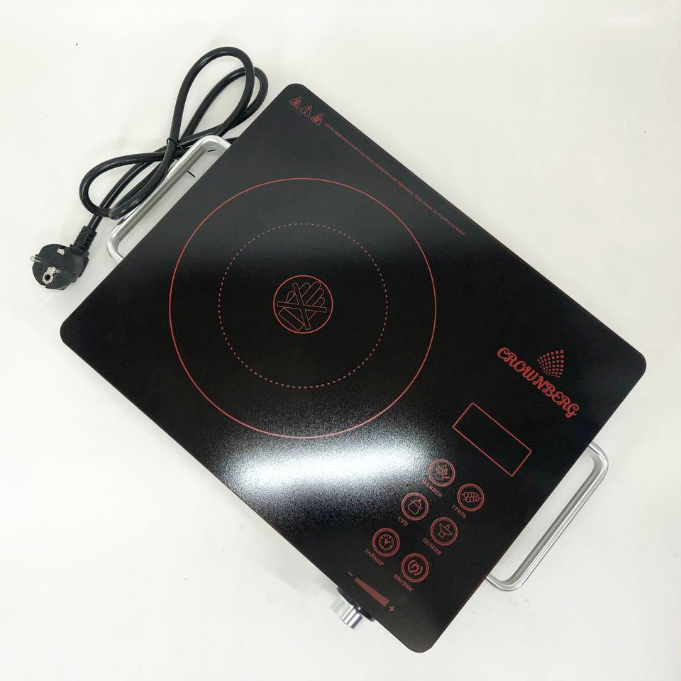 Варочная настольная плита Crownberg, Электро электроплиты, Настольная электроплита удобная GY-56 Львов - изображение 2