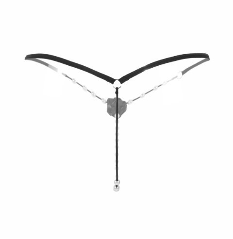 Труси з перлами one size чорний Київ - фото 3