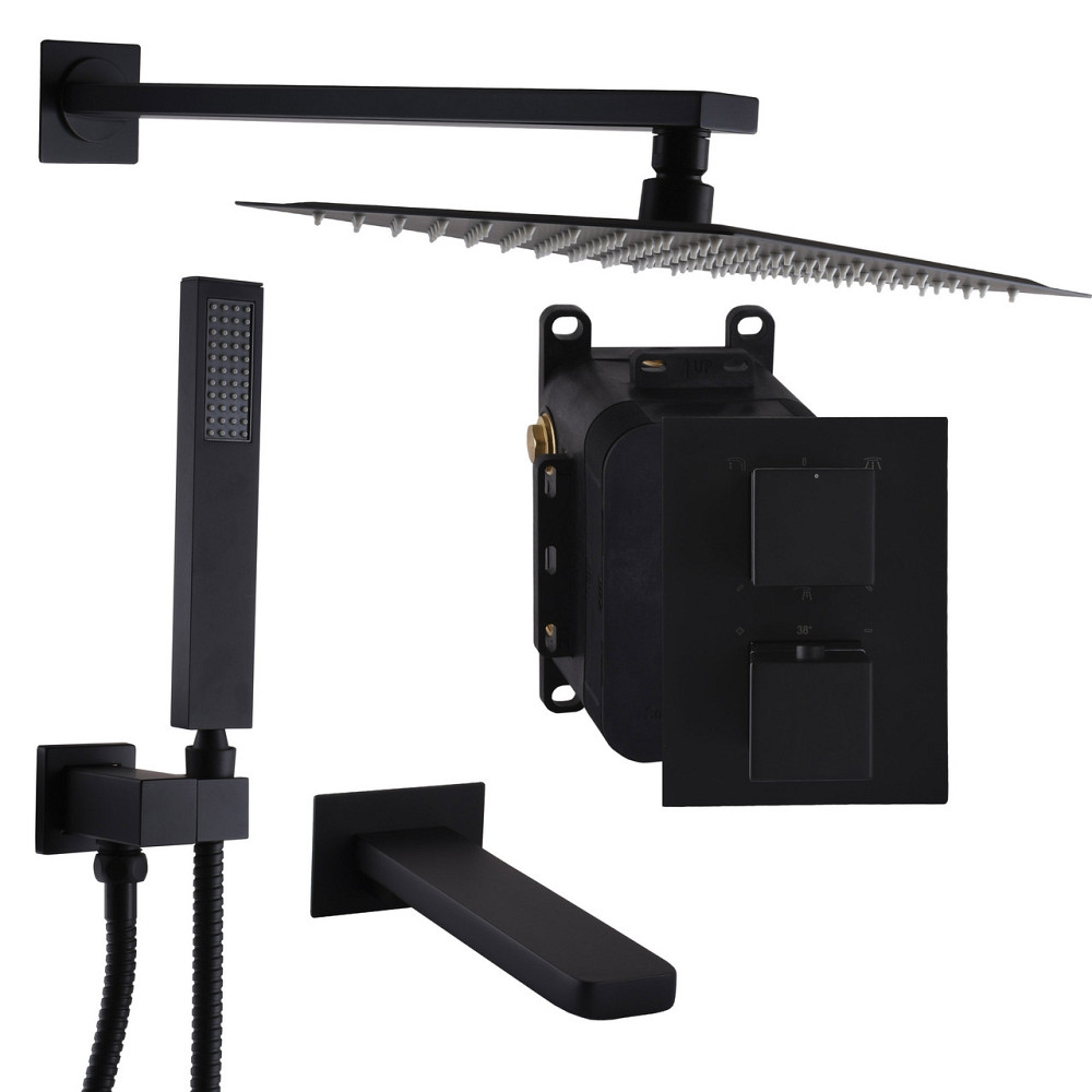 Змішувач для душу вбудований TOPAZ ODISS TO 08117-L03-BL-TT (000022275) Київ - фото 10