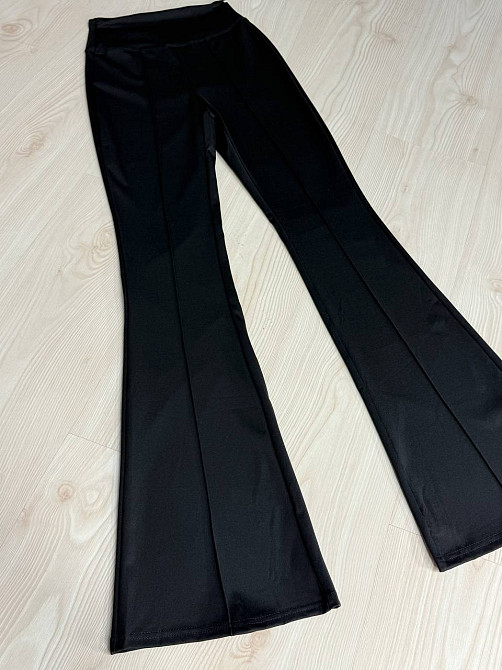 Лосини жіночі A-N 1724 кльош від коліна зі стрілкою чорні, чорний, M Київ - фото 16