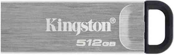 Флешнакопичувач USB3.2 512 GB Kingston DataTraveler Kyson Silver/Black (DTKN/512GB) Метал Харків