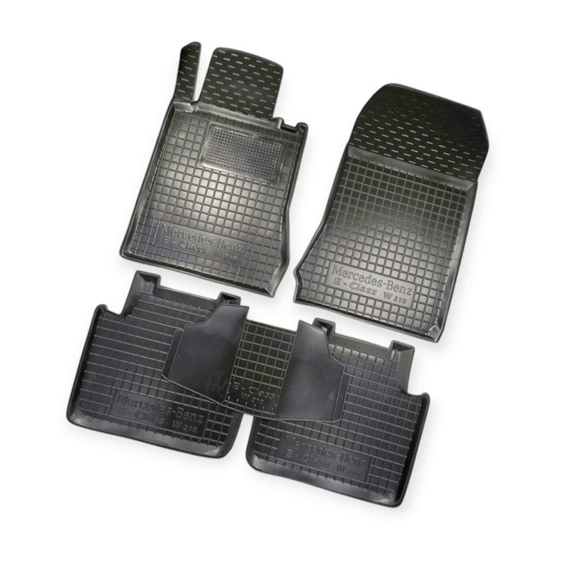 Коврики Мерседес w210 1995-2002 борт 2,5см, с перемычкой салона Мукачево - изображение 1