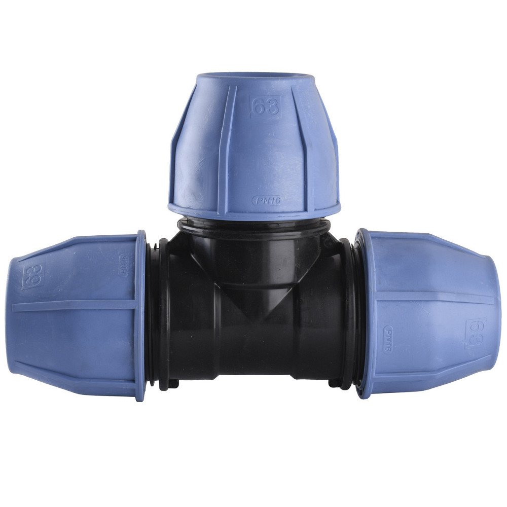 Трійник ПНД Vsplast 63*63*63 3001 (000007904) Київ - фото 1