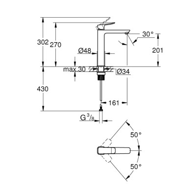 Змішувач Grohe QuickFix 1018922430 Вінниця - фото 4