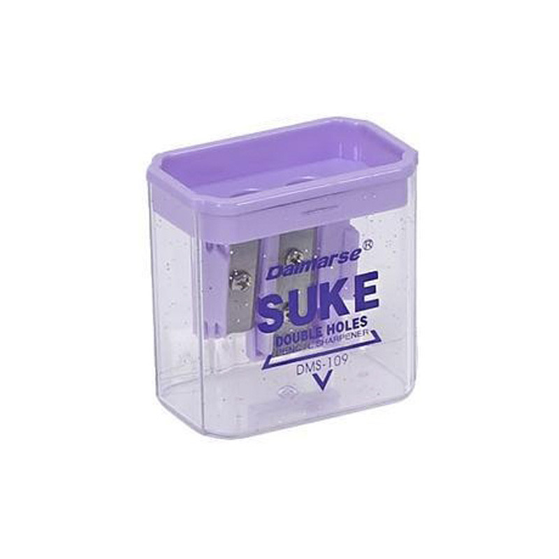 Точилка двойная DAIMARSE DMS-109(Violet) фиолетовый, 4,8х5х3 см Винница - изображение 1