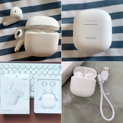 Навушники Xiaomi MiiiW TWS Wireless Earbuds Marshmallow White (MWTW03) Вінниця - фото 2