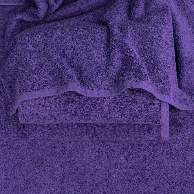 Рушник універсальний GM Textile 50х90см 400г/м2 (Фіолетовий) Суми - фото 5
