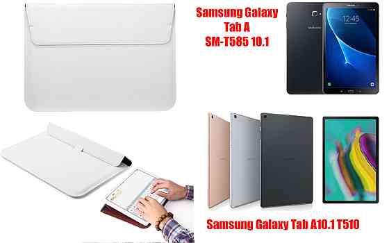 Чехол-конверт VitoCase для Samsung Galaxy Tab A T585, T510, с функцией подставки для планшета Белый Киев