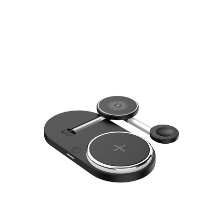 Зарядний пристрій Armorstandart Wireless Charging H102 3 in 1 Magnetic Black (ARM78103) Вінниця - фото 3
