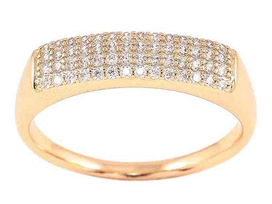 Каблочка Позолота 18K «Инкрустация цирконом» (257247) р.17 ТМ XUPING Киев