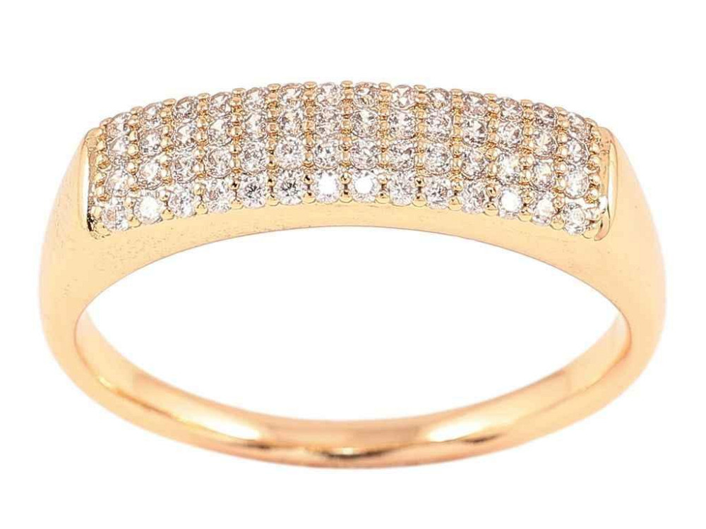 Каблочка Позолота 18K «Инкрустация цирконом» (257247) р.17 ТМ XUPING Киев - изображение 1