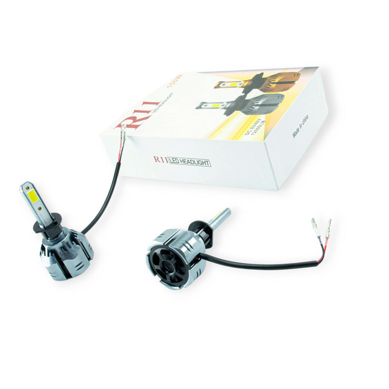 Автолампа H1 12V-24V T11 6500K 48W радіатор з вентилятором Optimal-L LED Мукачево - фото 1