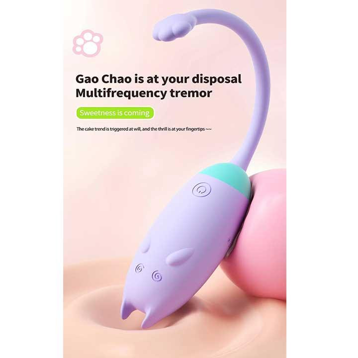 Кліторальний вібратор кішечка Lilo "We Love QiQi" USB фіолетовий Вінниця - фото 3