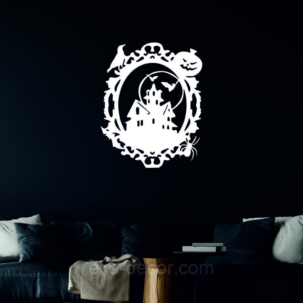 Декоративне настінне Панно «Замок», Декор на стіну 50*40 см, Білий Київ - фото 9