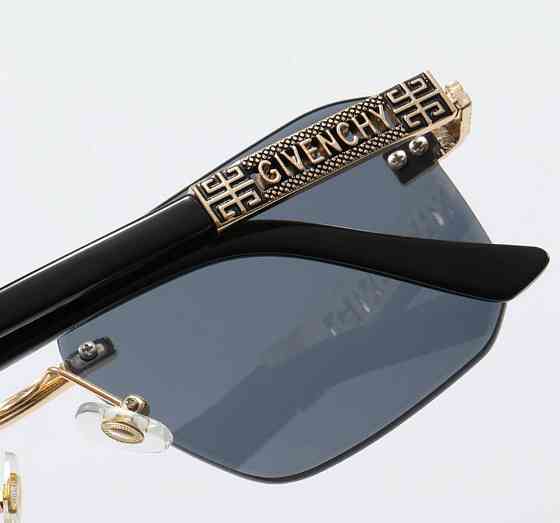 Женские брендовые безоправные очки Givenchy (68004) серые Киев