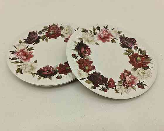 Бумажная тарелка с рисунком  18см