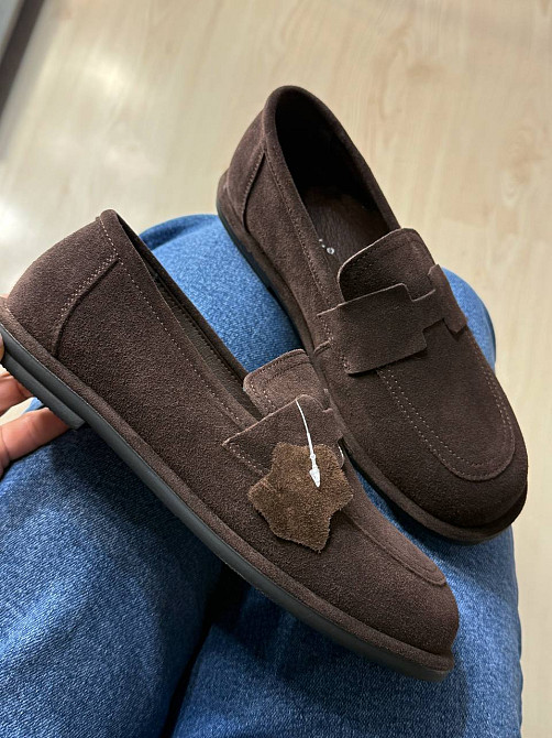 Туфлі жіночі Hengji 560-4 лофери замшеві шоколад, 37, 23,5 см Київ - фото 6