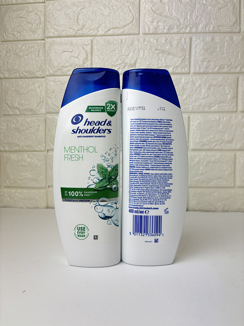 Head & Shoulders Шампунь проти лупи Свіжість ментолу 400 мл Гостомель - фото 1